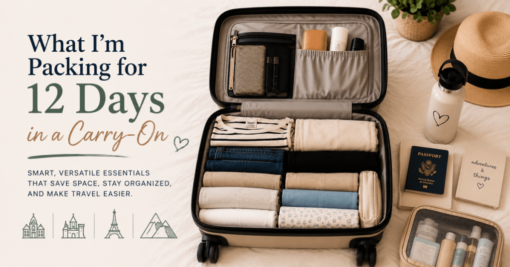 What I’m Packing for 12 Days in Europe: Carry-On&nbsp;Only