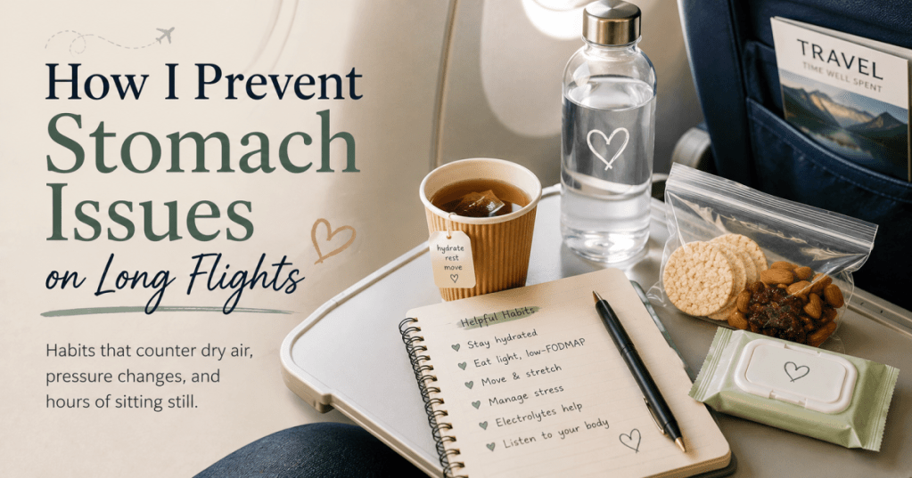 How I Prevent Stomach Issues on Long&nbsp;Flights
