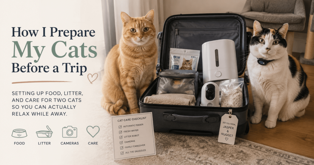 How I Prepare My Cats Before a Trip (So I Can Actually Enjoy Being&nbsp;Away)