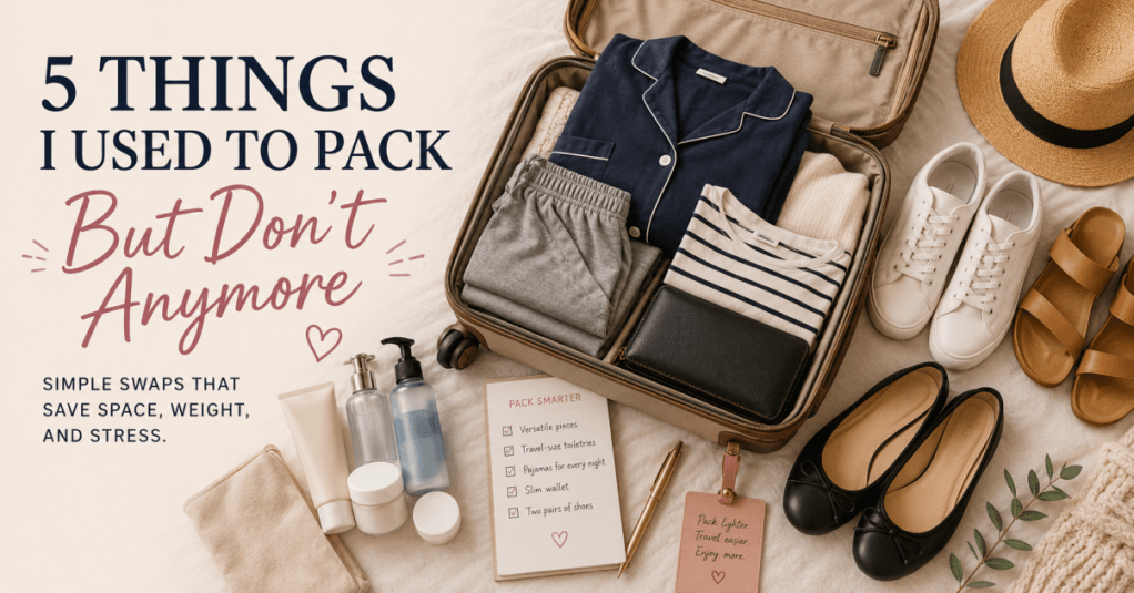5 Things I’ve Stopped Packing — And Honestly Don’t&nbsp;Miss
