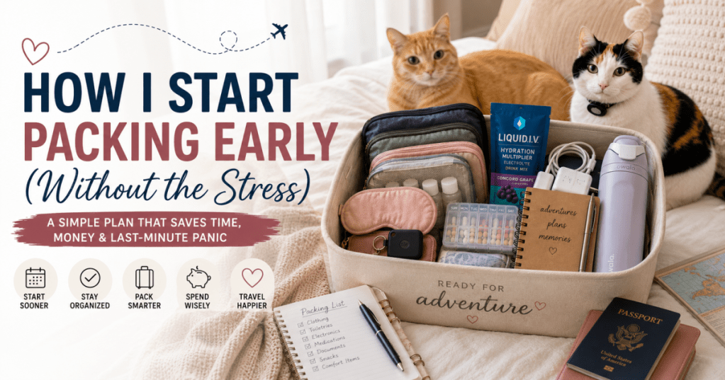How I Start Packing Weeks Before a Trip (Without Living Out of a&nbsp;Suitcase)